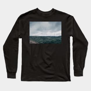 Wind Turbines in the Scottish Highlands Long Sleeve T-Shirt